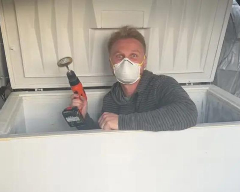 He has been using cold exposure since 2018